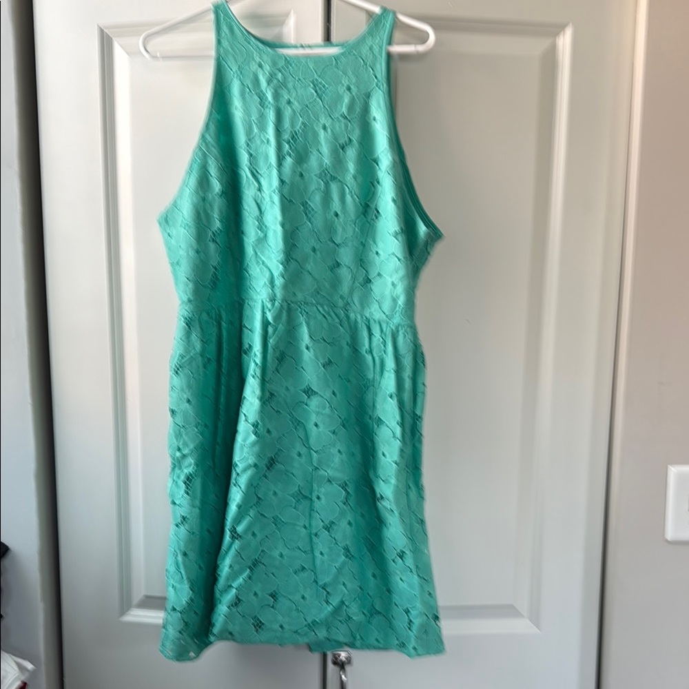 Turquoise Sleeveless Dress
